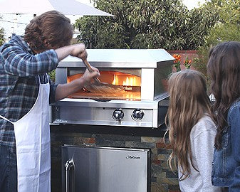 Artisan 30" Countertop Gas Pizza Oven – in use