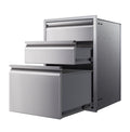 Memphis 21" Three Drawer Stack – open