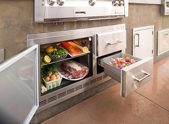 Alfresco 42" Under-Grill Refrigerator, 7.25 cu. ft.