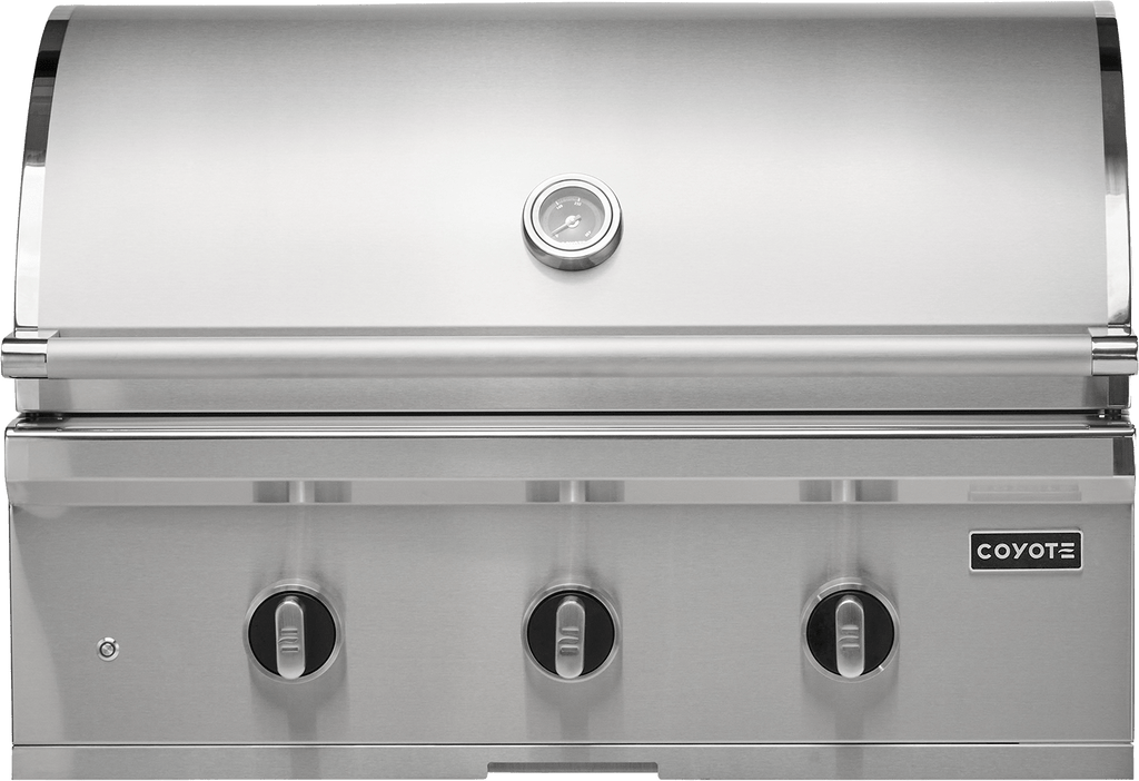 Coyote C-Series 30" 3-Burner Freestanding Gas Grill w/ Cart – grill head
