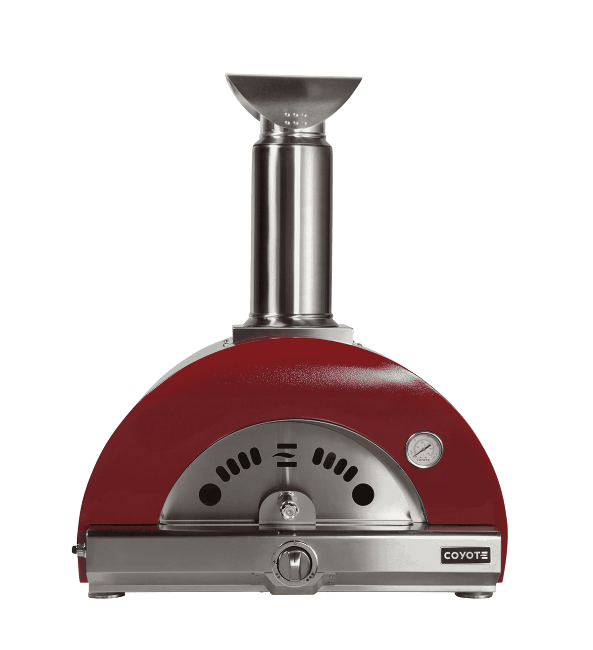 Coyote 30" Hybrid Multi-Fuel Pizza Oven – Red