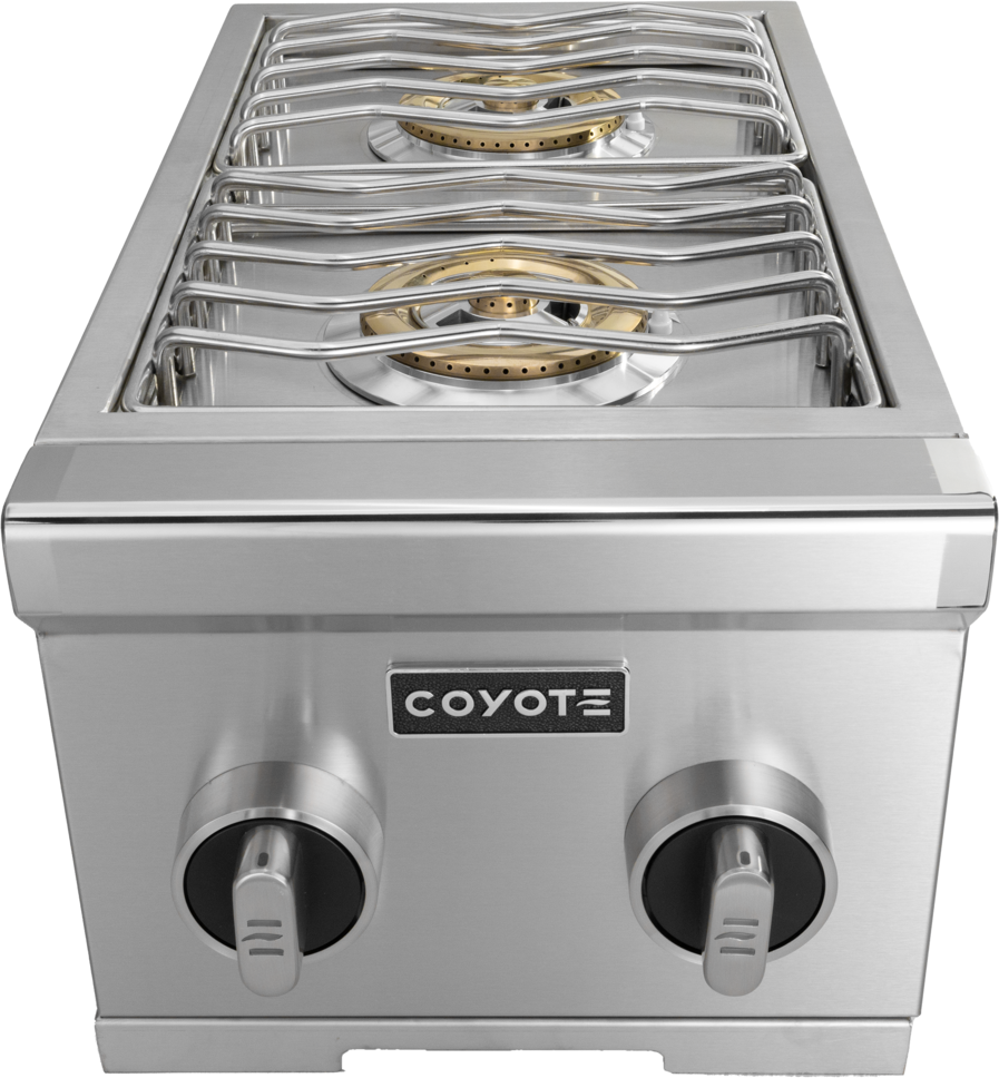 Coyote Built-In Double Side Burner