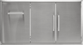 Coyote 45" Double Access Doors w/ Roll Out Trash