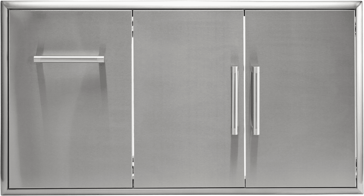 Coyote 45" Double Access Doors w/ Roll Out Trash