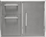 Coyote Access Door & Double Drawer Combo – 31