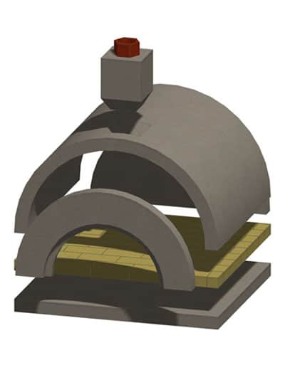 Stone Age 48" Amerigo Pizza Oven Kit