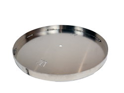 Warming Trends Circular Aluminum Fire Pit Pan w/ 2" Sidewall