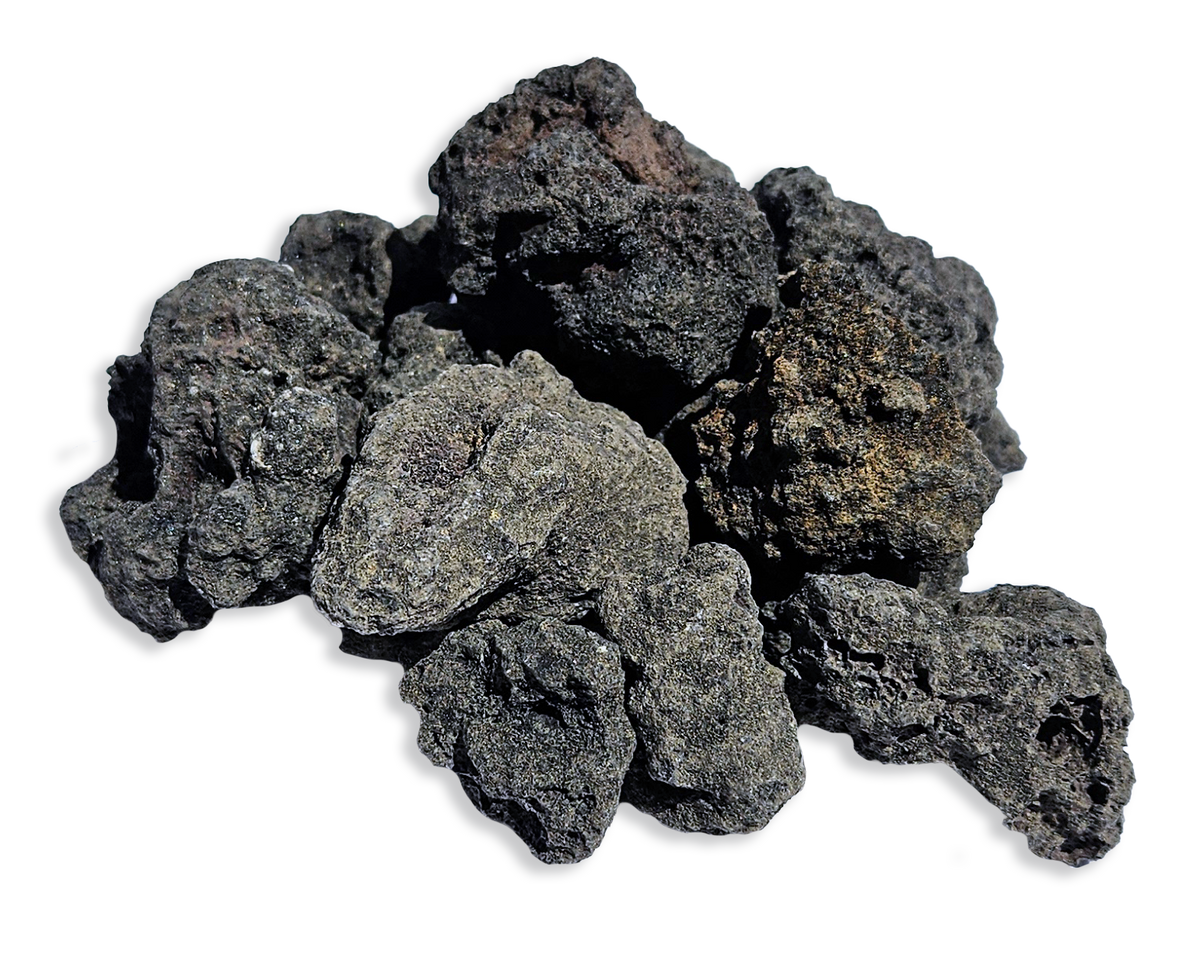 Warming Trends Black Lava Rock, 40 lb Bag
