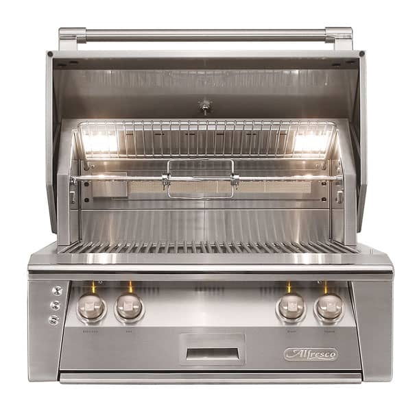 Alfresco ALXE 30" Built-In Gas Grill w/ Sear Zone & Rotisserie