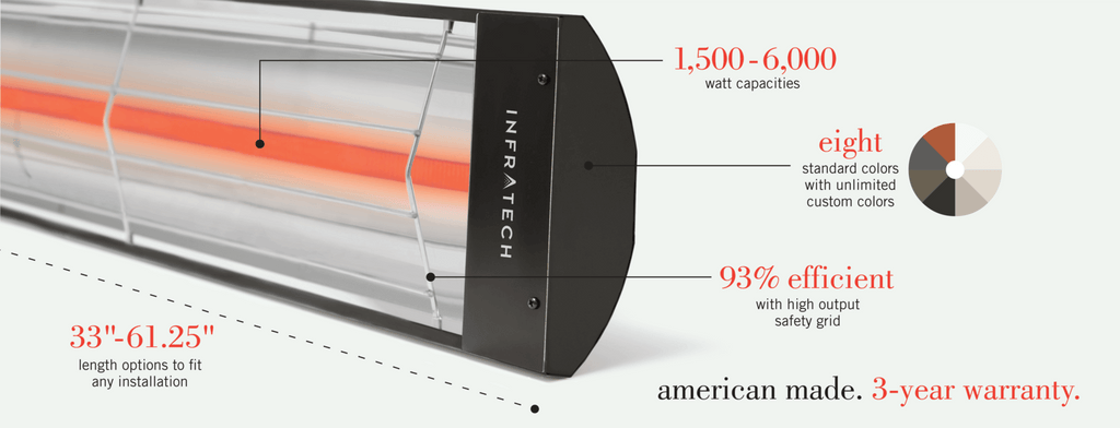 Infratech C-Series C-40 4,000W Heater (61 1/4")