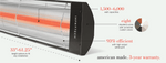 Infratech CD-Series CD-60 6,000W Heater (61 1/4