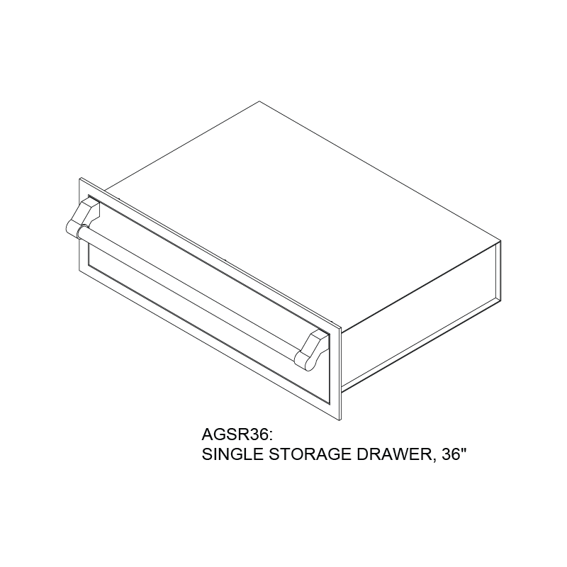 Hestan Single Drawer – view 4