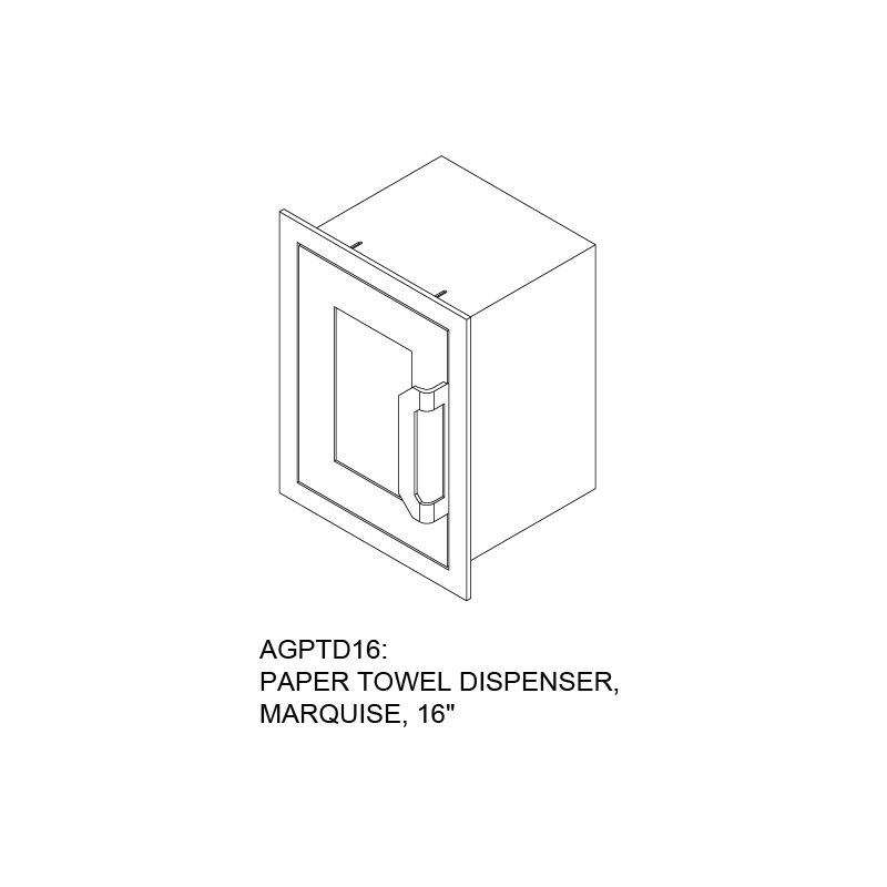 Hestan 16" Paper Towel Dispenser – view 3