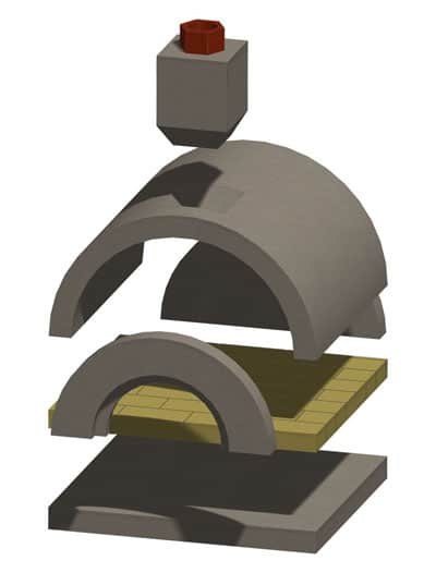 Stone Age 36" Mezzo Pizza Oven Kit