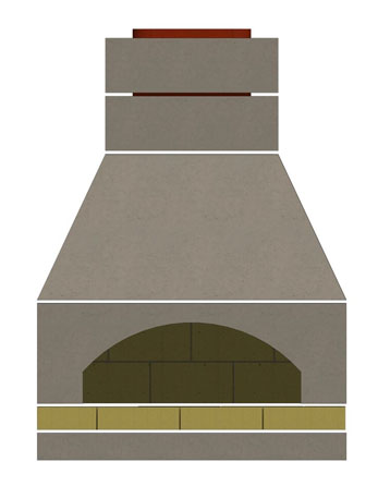 Stone Age 34" Vecchio Pizza Oven Kit